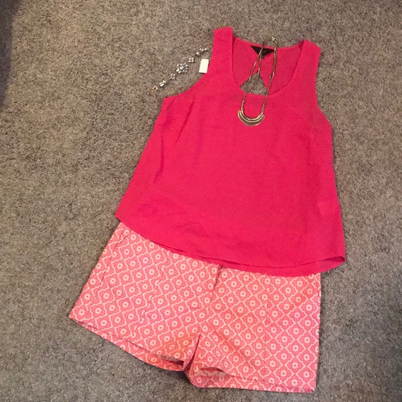 Hot Pink Tank Anthropologie Small - Picture 1 of 6